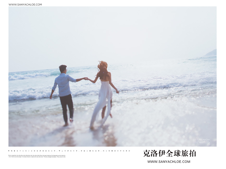 普吉岛海景婚纱照，不一样的海景感觉